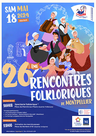 Rencontres folkloriques, La Garriga Lengadociana - Montpellier - Hérault
