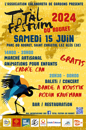 Total Festum du rouret Saint-Christol-lès-Alès Gard