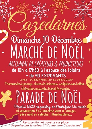 Marché de Noël de Cazedarnes - Hérault