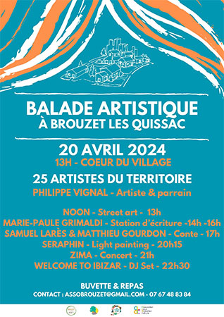 Balade Artistique à Brouzet-lès-Quissac Gard