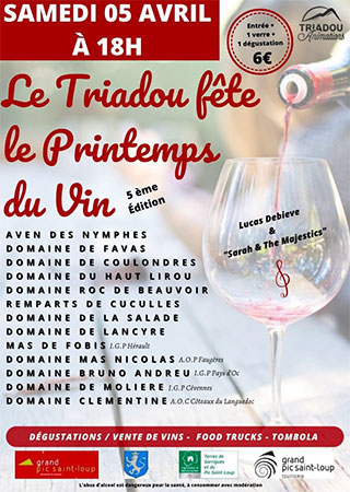 Le Triadou fête le printemps du vin