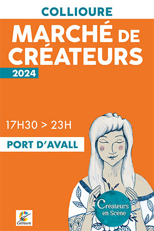 Marché nocturne des créateurs à Collioure