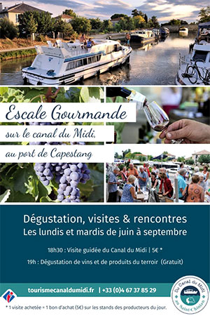 Escale gourmande Capestang  Hérault