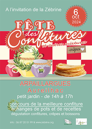 Fête des confitures  Arpaillargues-et-Aureillac  Gard