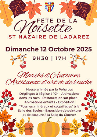 Fête de la noisette Saint-Nazaire-de-Ladarez  Hérault