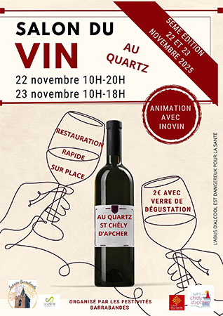 Salon du vin Saint-Chély-d’Apcher Lozère