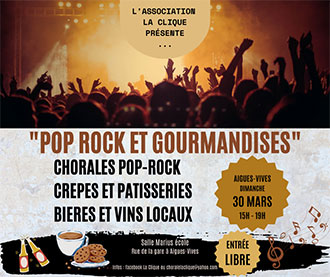 Chorale Pop Rock LA CLIQUE Aigues-Vives  Gard