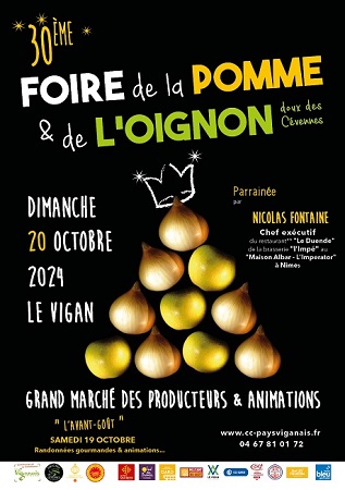 Fête de la Pomme et de l'oignon doux - Le Vigan - Gard.