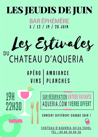 Les Estivales du Château D'Aquéria - Tavel Gard