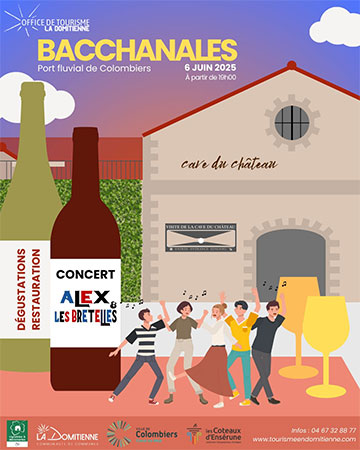 Bacchanales au fil de l’eau Colombiers Hérault