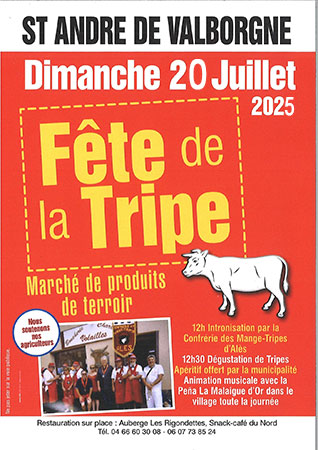 Fête de la Tripe Saint-André-de-Valborgne  Gard