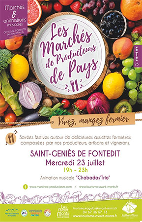 Marchés des Producteurs de Pays - Saint Génies de Fontedit Hérault