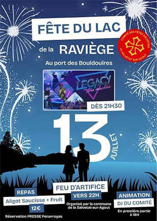 Fête du lac de la Raviège La Salvetat-sur-Agout  Hérault