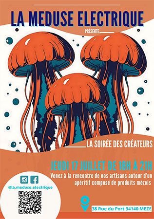 Soirée de la Méduse Electrique Mèze Hérault