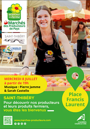Marchés festifs nocturnes des producteurs de pays