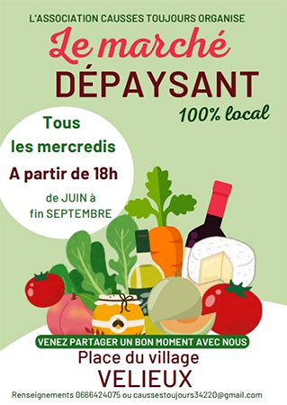 Le Marché Dépaysant Vélieux  Hérault