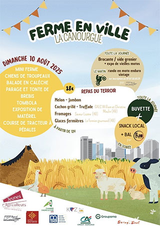 Ferme en ville à La Canourgue