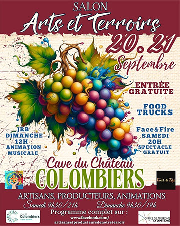 Salon Arts et Terroirs Colombiers  Hérault