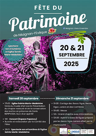 Fête du patrimoine et de la figue à Nézignan l’Evêque