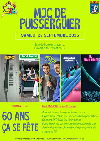 La MJC de Puisserguier fête ses 60 ans