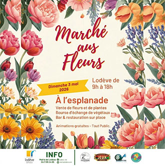 Marché aux Fleurs Lodève