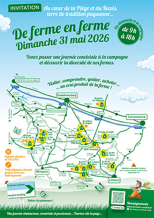 Aude de ferme en ferme de la Piège et du Razès