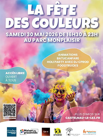 Fête des Couleurs Castelnau-le-Lez Hérault