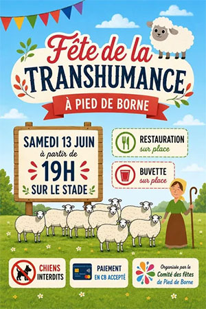 Transhumance à Pied-de-Borne