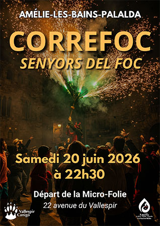 Correfoc Amélie-les-Bains Pyrénées-Orientales