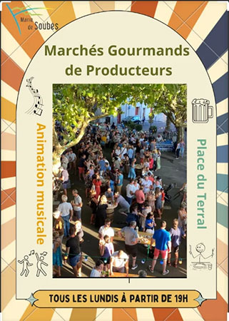 Marchés Gourmands de Producteurs à Soubès