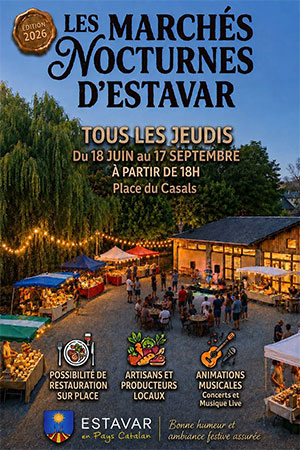 Marchés Nocturnes d’Estavar Pyrénées-Orientales