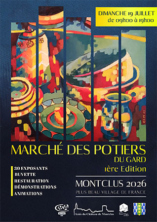 Marché des Potiers de Montclus Gard