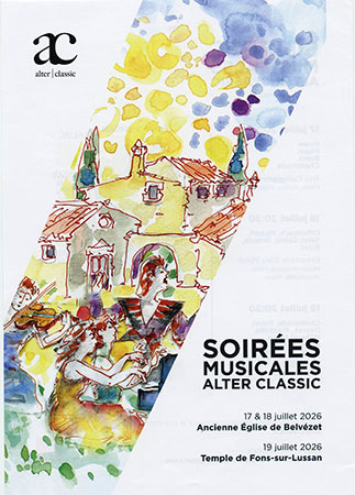 Soirées Musicales Alter Classic Fons-sur-Lussan Gard
