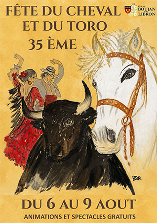 Fête du Cheval et du Toro Boujan-sur-Libron  Hérault