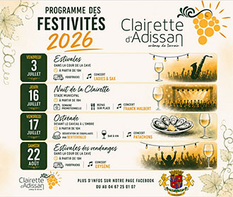 Estivales d'Adissan - Nuit de la Clairette