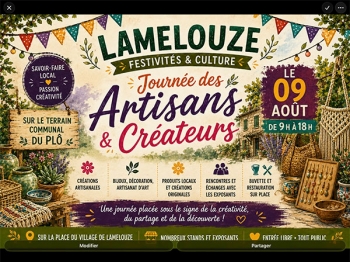 Grand marché estival de Lamelouze Gard