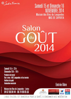 Salon du Goût - Mas de Saporta - Lattes - Hérault.