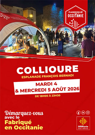 Marché des créateurs à Collioure