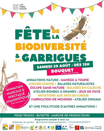Fête de la biodiversité à Bouquet - Gard