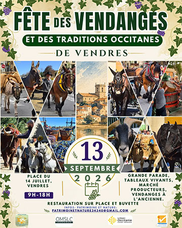 Fête des vendanges et des traditions occitanes Vendres