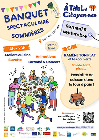 Banquet spectaculaire Sommières Gard