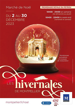 Hivernales - Marché de Noël de Montpellier 1
