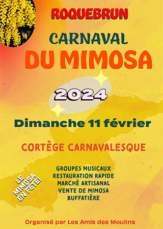 Fête du Mimosa - Roquebrun - Hérault