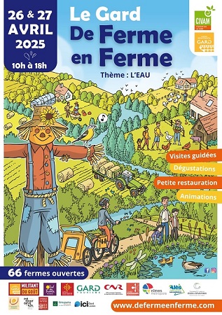 Le Gard de ferme en ferme