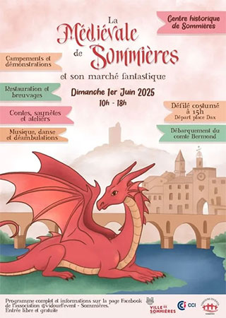 Fête Médiévale de Sommières - Gard.