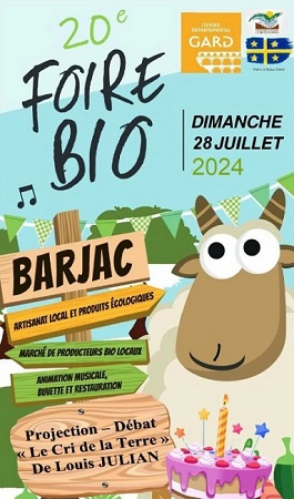 Foire Bio de Barjac - Gard.