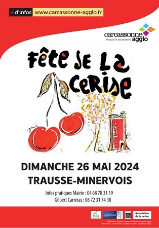 Fête de la cerise - Trausse-Minervois - Aude.