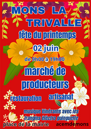 Foire du Printemps de Mons-la-Trivalle - Hérault.