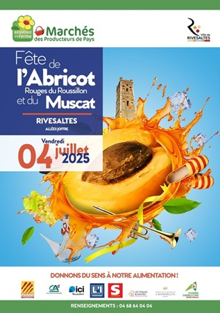 Fête de l'abricot et du muscat de Rivesaltes - Pyrénées Orientales.
