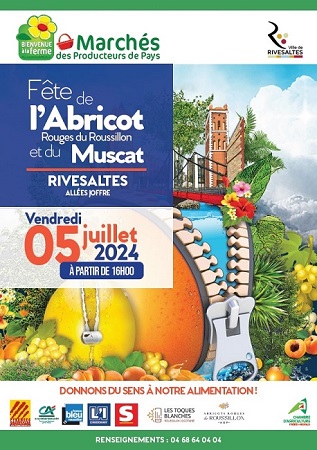 Fête de l'abricot et du muscat de Rivesaltes - Pyrénées Orientales.